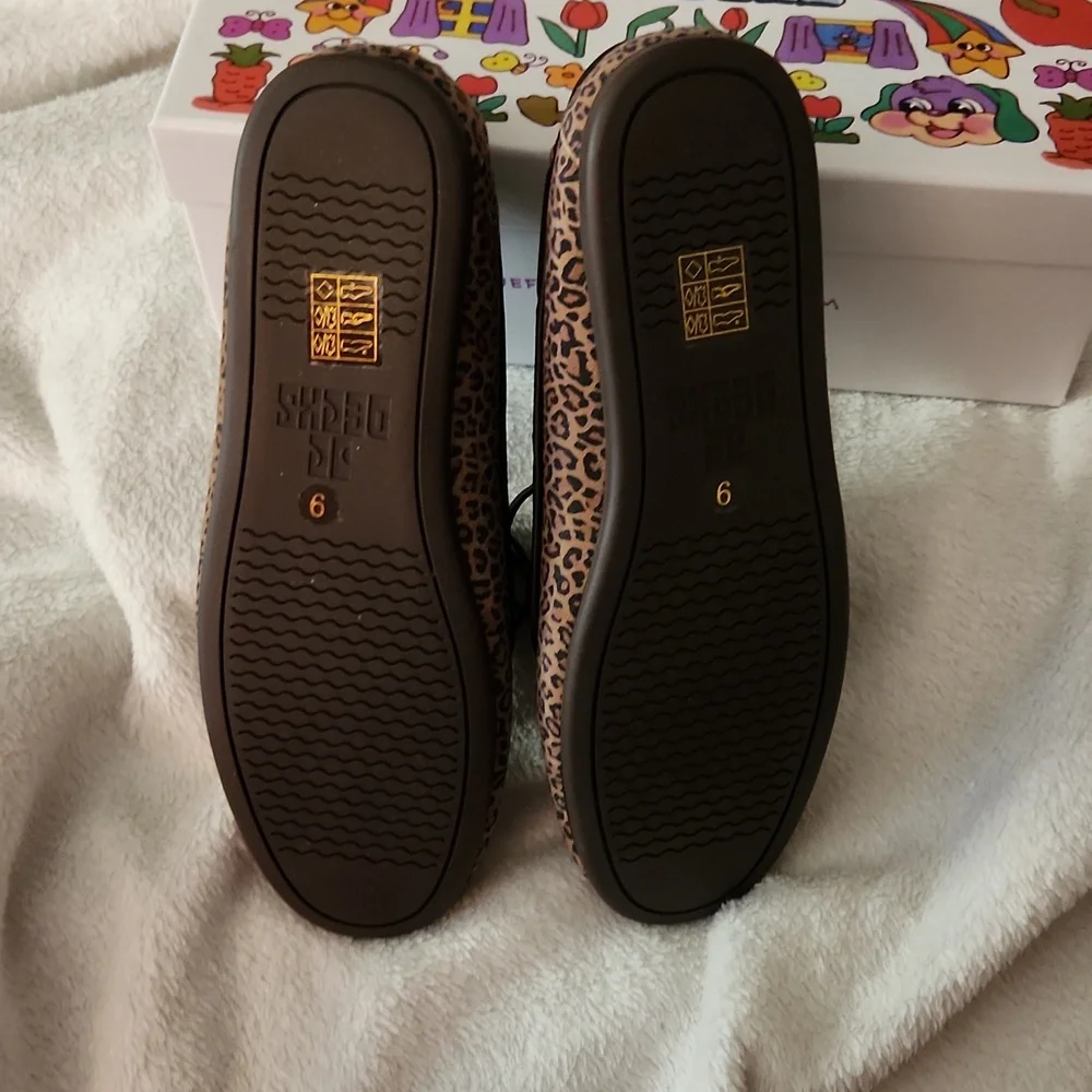 Nib Jeffrey Campbell Cheetah Print Boat Shoe Sz9 Women - Picture 2 of 7